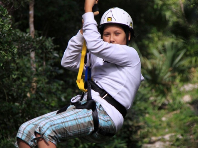  Zip lines in the jungle 
